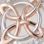Anello di Protezione Celtico Keltara Bicolore