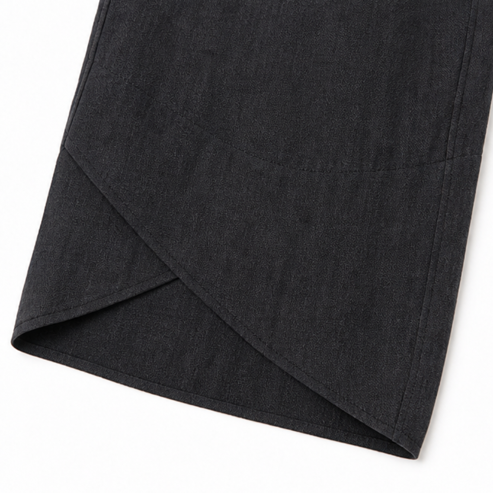 Solivia – Pantaloni larghi cropped con orlo a tulipano e tasche