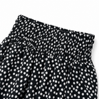Velura – Pantaloni Floreali a Vita Alta con Ruches e Gamba Larga