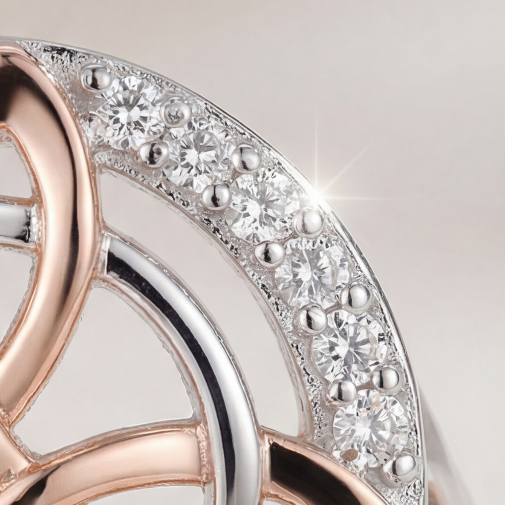 Anello di Protezione Celtico Keltara Bicolore