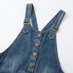Lovarra – Salopette in Denim Relaxed da Donna con Tasche