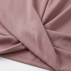 Veluna – Top con nodo a spirale e scollatura a V per uno stile quotidiano senza sforzo