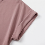 Veluna – Top con nodo a spirale e scollatura a V per uno stile quotidiano senza sforzo
