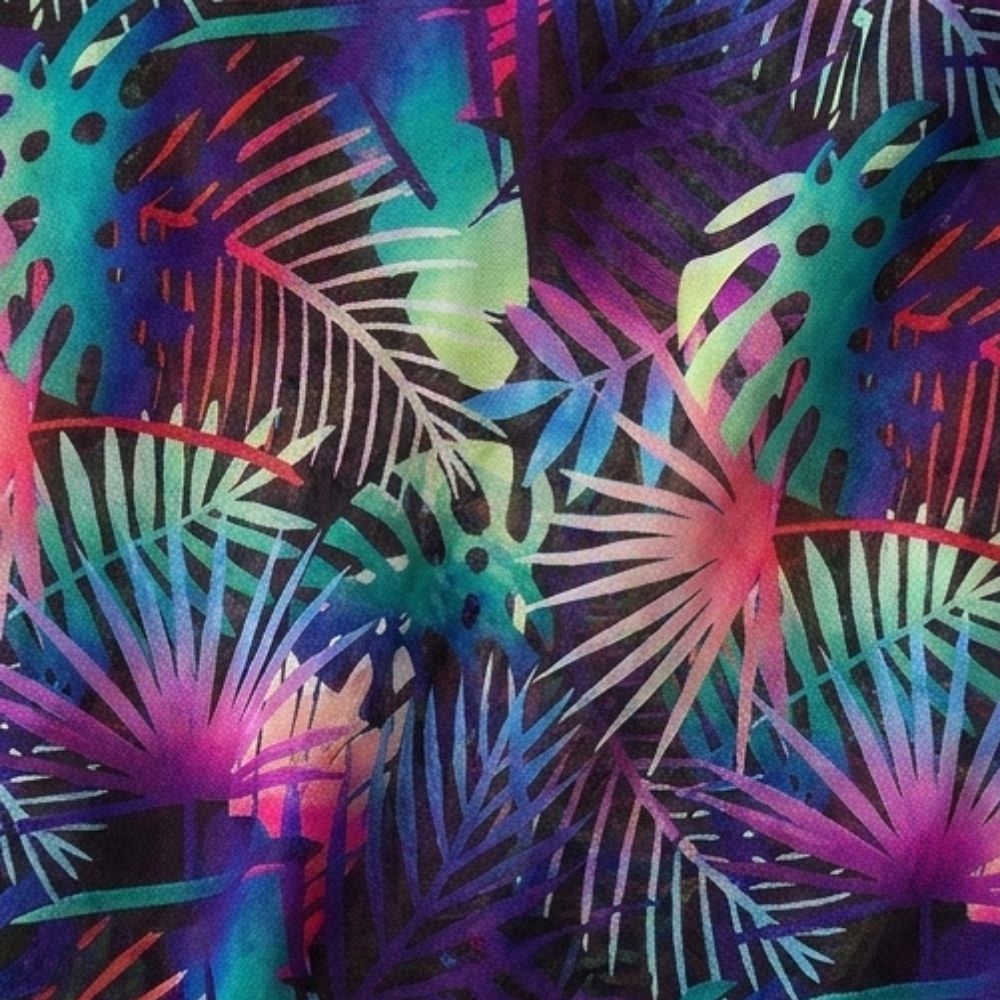 Lunavera – Set da bagno tropicale da donna in 3 pezzi con kimono