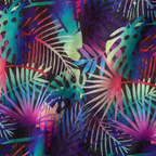 Lunavera – Set da bagno tropicale da donna in 3 pezzi con kimono