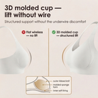 Veluna – Reggiseno Wireless 3D Lift per Comfort Tutto il Giorno