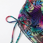 Lunavera – Set da bagno tropicale da donna in 3 pezzi con kimono
