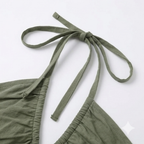 Solenne – Abito Maxi Flowy con Scollo Halter per Donna
