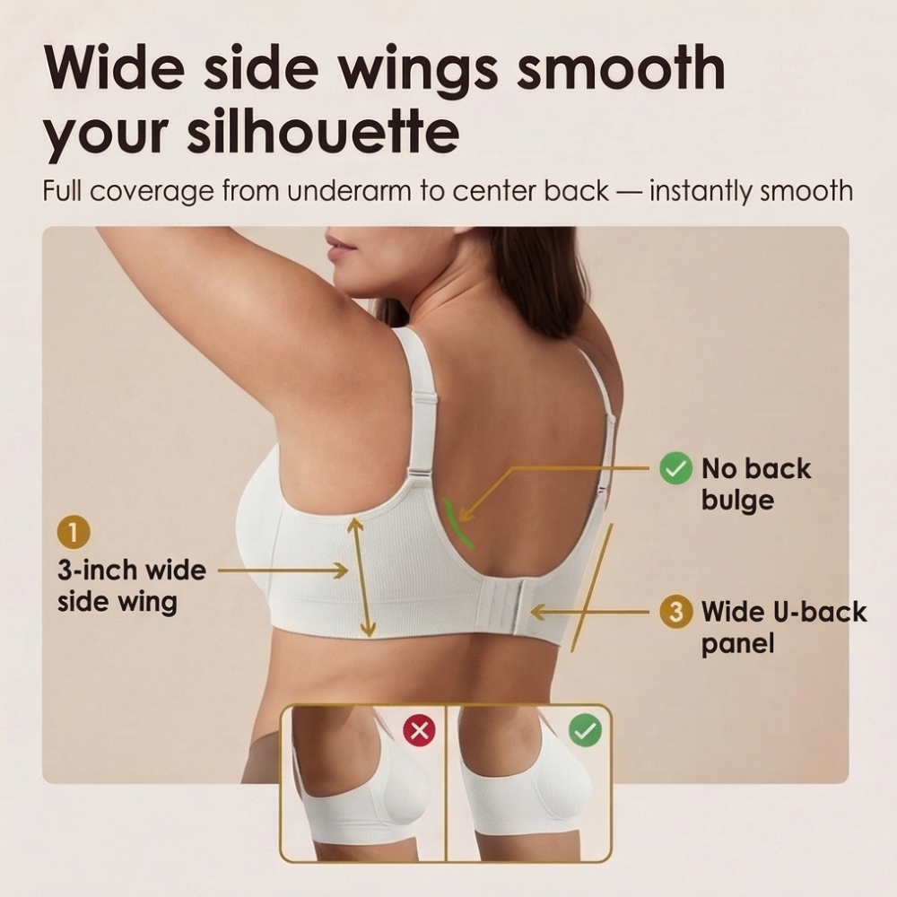 Veluna – Reggiseno Wireless 3D Lift per Comfort Tutto il Giorno