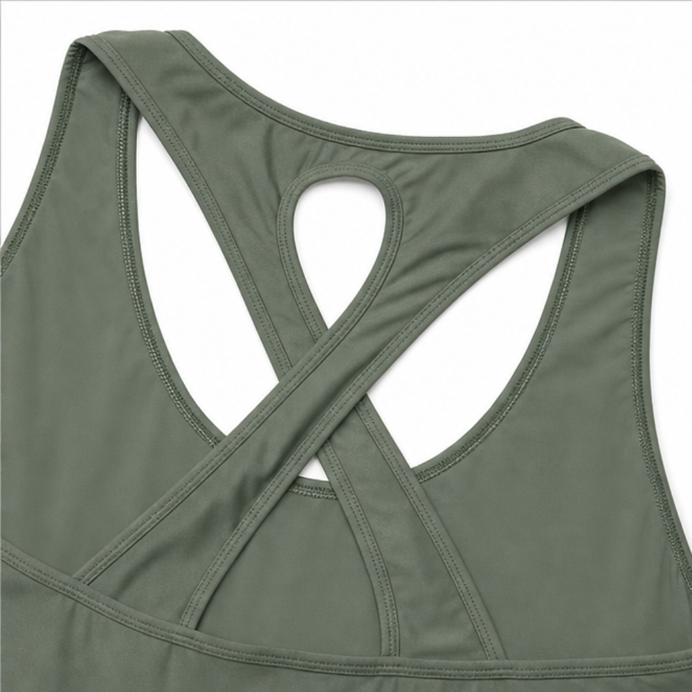 Solana – Set da bagno a 3 pezzi con top coprente e pantaloni corti