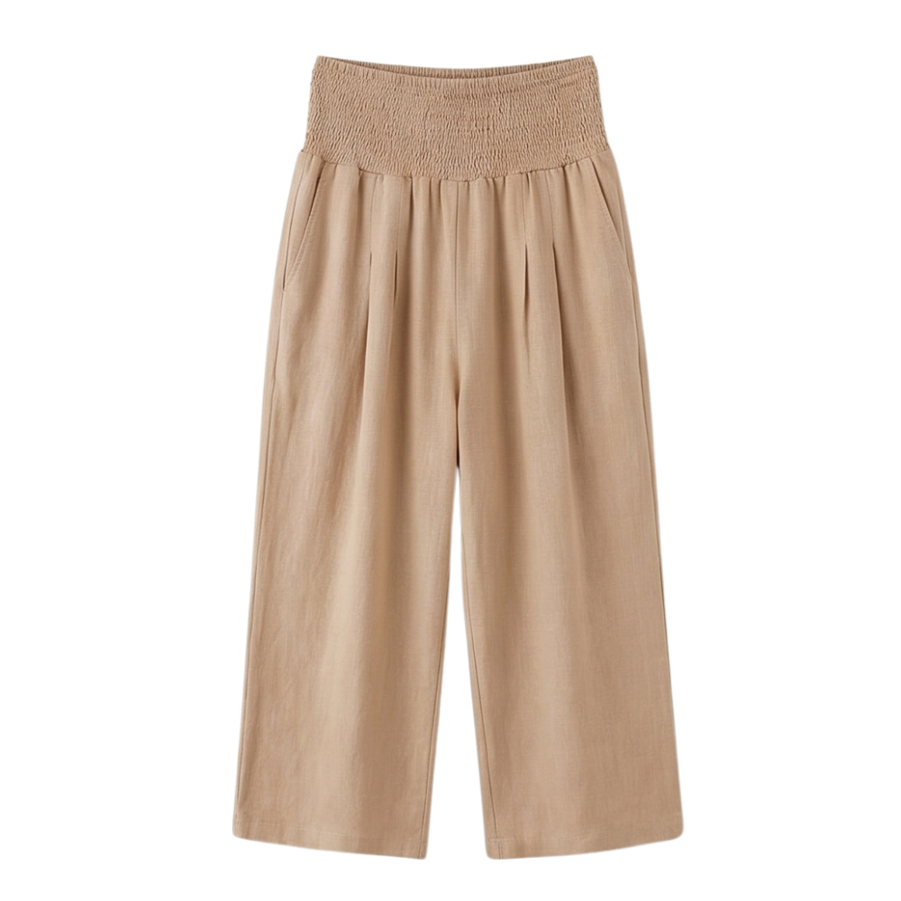 Coastella – Pantaloni Culotte a Vita Arricciata per Donna