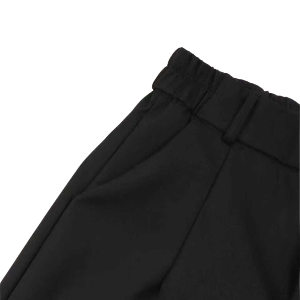 Elara – Pantaloni da completo a gamba larga con vita alta per donna