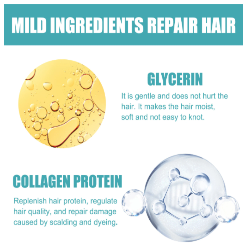 Crema lisciatrice istantanea per capelli setosi