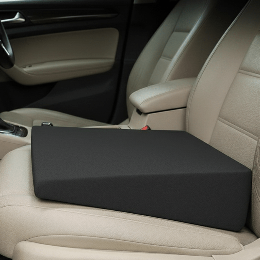 DRIVECUSH – Cuscino per Sedile Auto in Schiuma Memory per Comfort Ergonomico