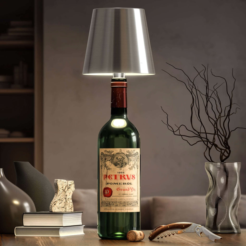 Lampada a Bottiglia Wireless – Illuminazione Elegante e Originale