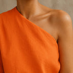 Solendra – Top Coordinato a Spalla Unica e Pantaloni Ampi Fluttuanti
