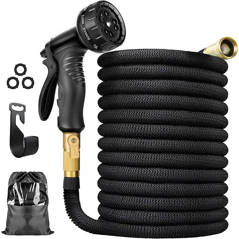 HYDROMAX - Tubo da Giardino Espandibile da 100FT per Irrigazione Facile e 8 Modalità di Spruzzo