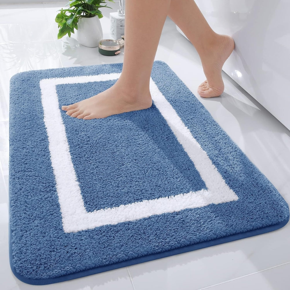SOFTEDGE – Tappetino da Bagno in Microfibra Antiscivolo per Bagni più Sicuri