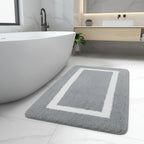 SOFTEDGE – Tappetino da Bagno in Microfibra Antiscivolo per Bagni più Sicuri