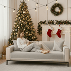 COMFORTWEFT – Copertura per Divano in Cotone-Lino Traspirante e Antiscivolo
