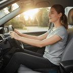 NervoLift - Cuscino per Sedile Auto in Schiuma Memory per Sollievo dalla Sciatica e Supporto alla Postura