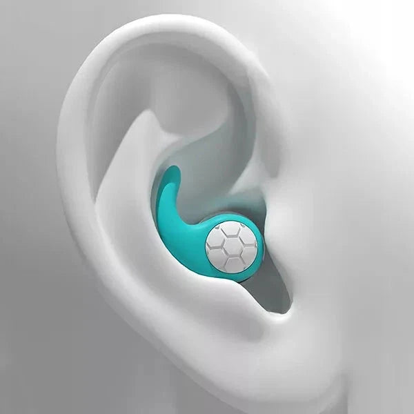 Tappi per le Orecchie in Silicone con Cancelletto di Rumore per Dormire