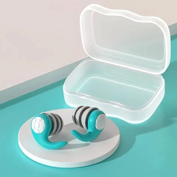 Tappi per le Orecchie in Silicone con Cancelletto di Rumore per Dormire