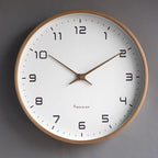TIMEBLEND - Orologio da parete in legno silenzioso moderno con design scandinavo minimalista per interni eleganti e tranquilli
