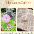 BlossomTabs - Adesivi Trasparenti Fai-da-Te per Segnalibri per Amanti dei Libri (20+20 Gratuiti)