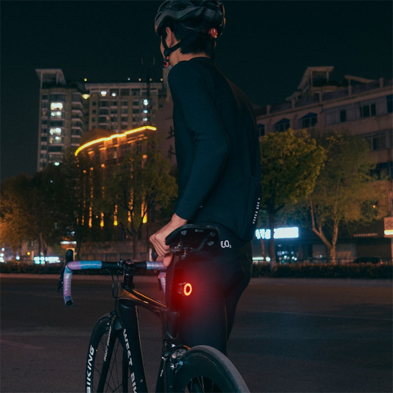 Velaro Luce Posteriore Intelligente per Bicicletta | Luce di Frenata Automatica & Sensore di Luminosità | Ricaricabile USB | Impermeabile IPX4