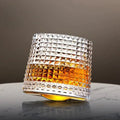 SPINSPIRIT – Set di Bicchieri da Whiskey in Cristallo Rotante