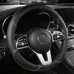ROADLUX - Copertura premium in pelle sintetica per volante progettata con impugnatura antiscivolo a diamante per un comfort e un controllo di guida migliorati