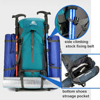 Alpivento Zaino da Trekking 70L | Zaino da Campeggio Impermeabile con Protezione dalla Pioggia | Grande Zaino Outdoor per Escursionismo, Alpinismo & Viaggi  Marchio: