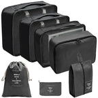 Set Organizer da Viaggio PackWunder 7/8/9/10 pezzi | Organizer pieghevole per valigia | Per abbigliamento, scarpe e accessori