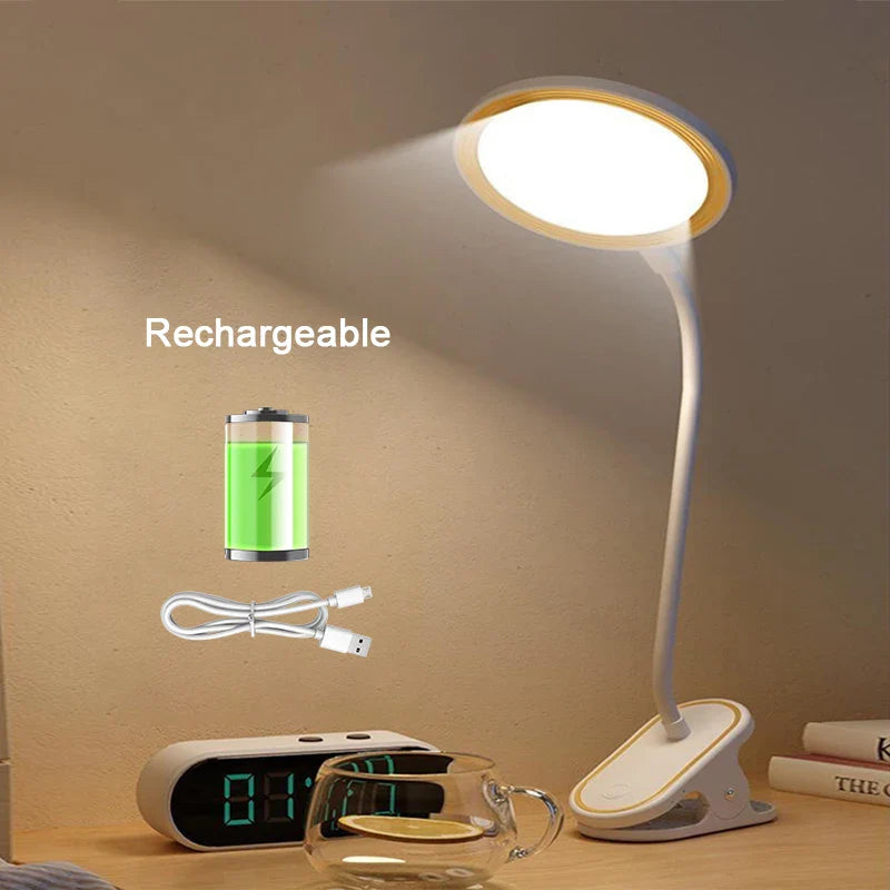 Lunivo LED Touch-Lampada da Tavolo | Con Batteria e Luce Naturale | Temperatura di Colore 4000K | Design Moderno in Plastica