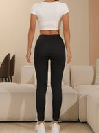 Leggings Termici da Donna | Cashmere di Pecora Foderato e Modellante | Vita Alta e Effetto Sollevamento Glutei | Velureva