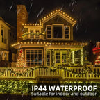 Catena di luci LED Ignisia | Con telecomando | 30–75 m | 900–2000 LED | Impermeabile IP65 | Per Natale, Halloween e feste