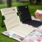 TREKASE Sedia da campeggio pieghevole | Ultra leggera e resistente alle intemperie | Struttura in alluminio | Imbottita per un comfort extra | Facile da montare