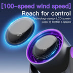 Ventilatore USB senza pale Airiqo | 100 livelli | Silenzioso e ad alta efficienza energetica | Portatile e da montare a parete