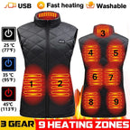 ThermaBelle Giacca Riscaldata per Donna | Giacca Riscaldata USB con Tecnologia Infrarossi | Regolazione del Calore & Leggera | Ideale per Autunno & Inverno