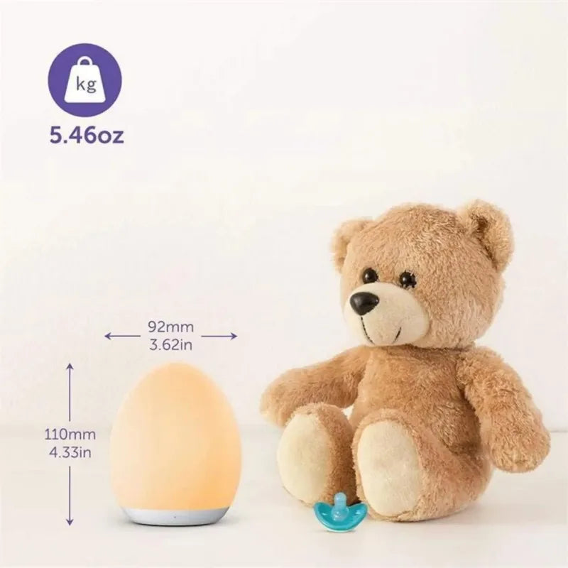 Lumiboo Luce Notturna | RGB & Bianco Caldo | Controllo Touch | 100h Batteria | 12 × 10 cm | Camera per Bambini