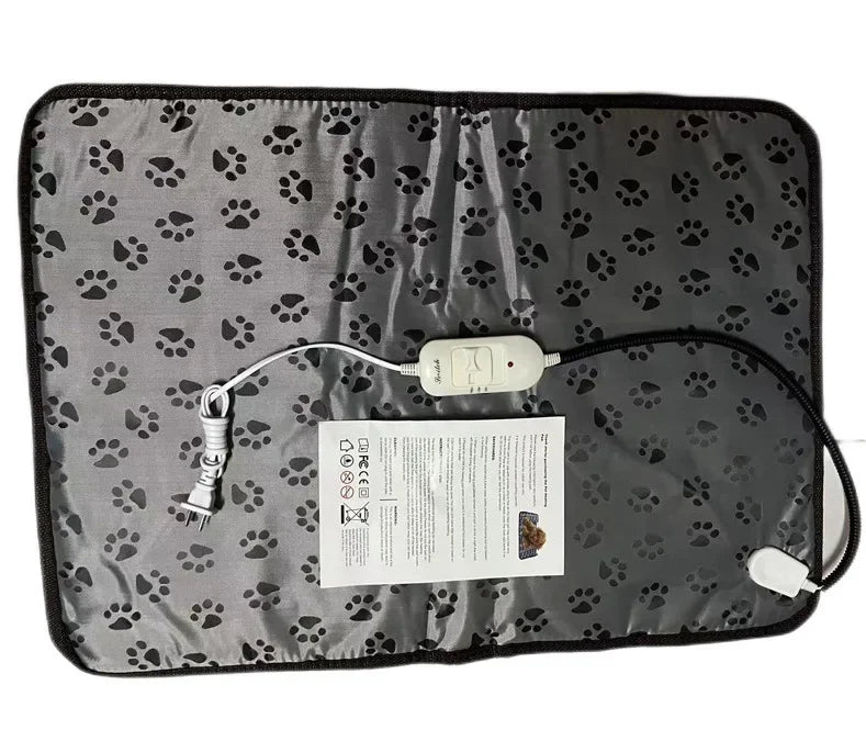 Tappetino riscaldabile per animali PawTherm | Controllo della temperatura & timer | Impermeabile & Sicuro | Per cani & gatti