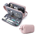 Kosmetixo Pochette da viaggio impermeabile per donne e uomini | Pochette leggera in S/M/L | Accessori da viaggio per prodotti per la cura e trucco | Organizer da viaggio unisex