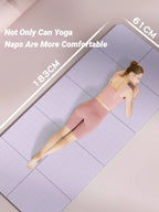 YogaMat FlexFold | Pieghevole & Leggero | Antiscivolo su Entrambi i Lati | Materiale TPE Ecologico