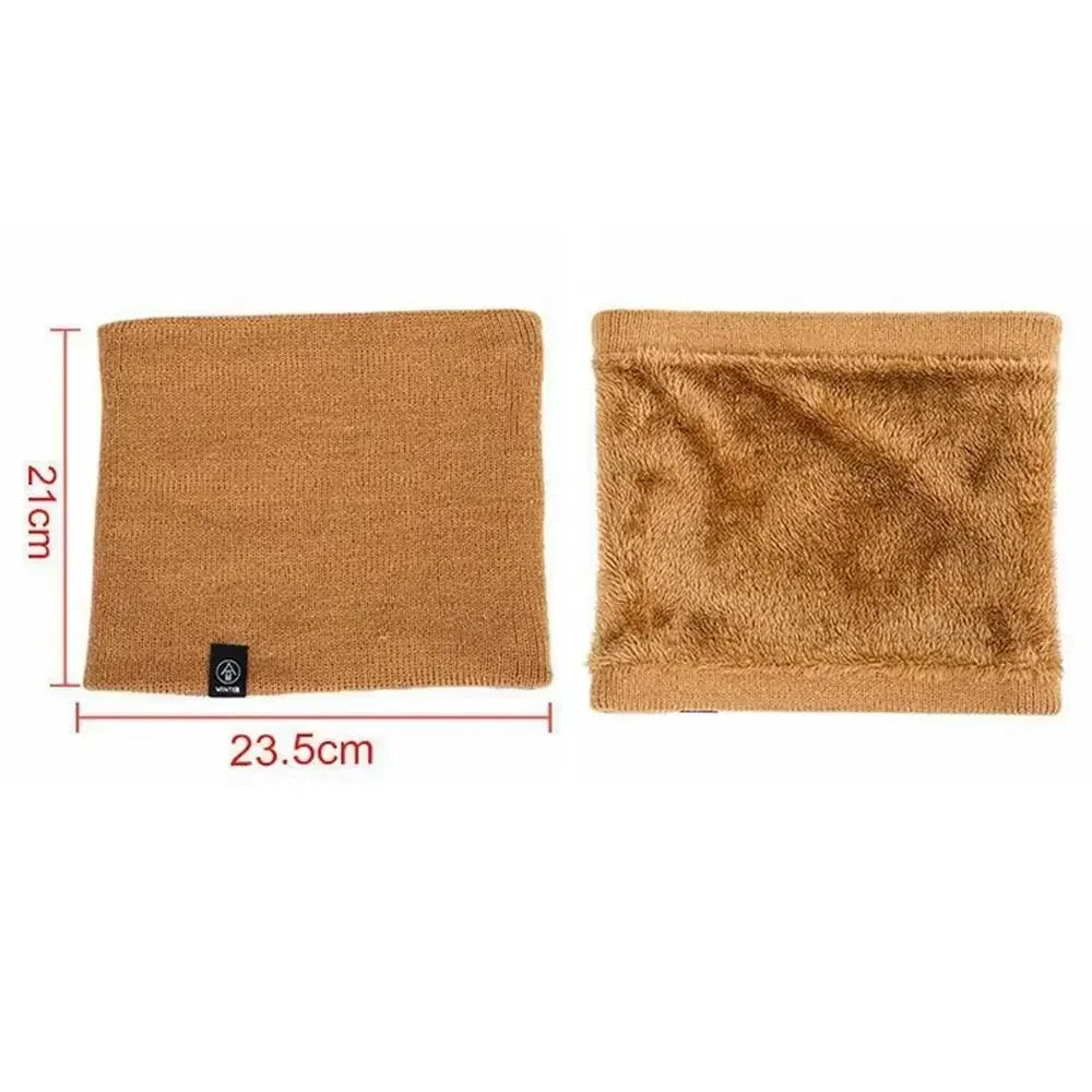 ThermoKnit Pro | Sciarpa a tubo termica con fodera in fleece | Impermeabile al vento e traspirante | Protezione multifunzionale regolabile per il collo per donne e uomini