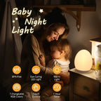 Lumiboo Luce Notturna | RGB & Bianco Caldo | Controllo Touch | 100h Batteria | 12 × 10 cm | Camera per Bambini