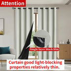 LUXEDRAPE - Tende moderne 100% oscuranti con rivestimento per camera da letto e soggiorno