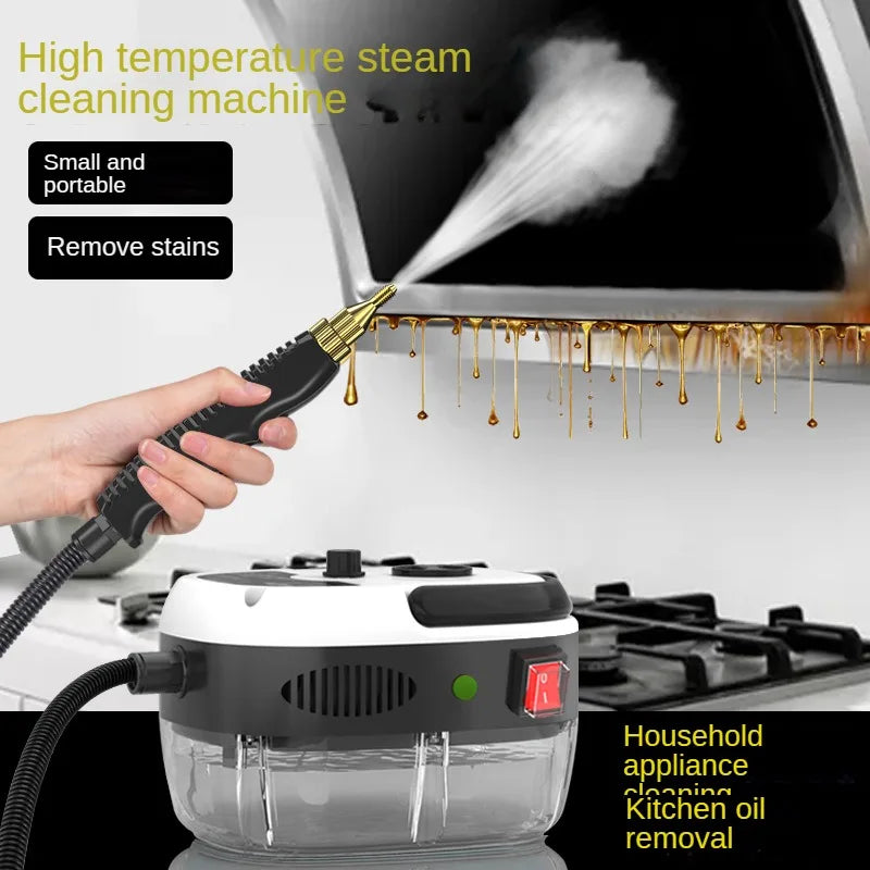 Pulitore a vapore STEAMVOLT | 2500W Alta pressione | 3 Bar di potenza vapore | Per cucina, bagno e casa