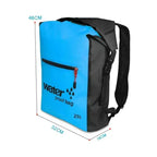 Zaino Impermeabile AquaDryX 25L | Sacco a Pelo Galleggiante | Rolltop & Traspirante | Ideale per Kayak, Trekking & Outdoor