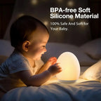 Lumiboo Luce Notturna | RGB & Bianco Caldo | Controllo Touch | 100h Batteria | 12 × 10 cm | Camera per Bambini
